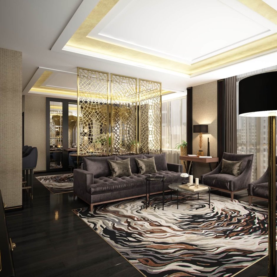 Стили в интерьере арт деко с лакшери