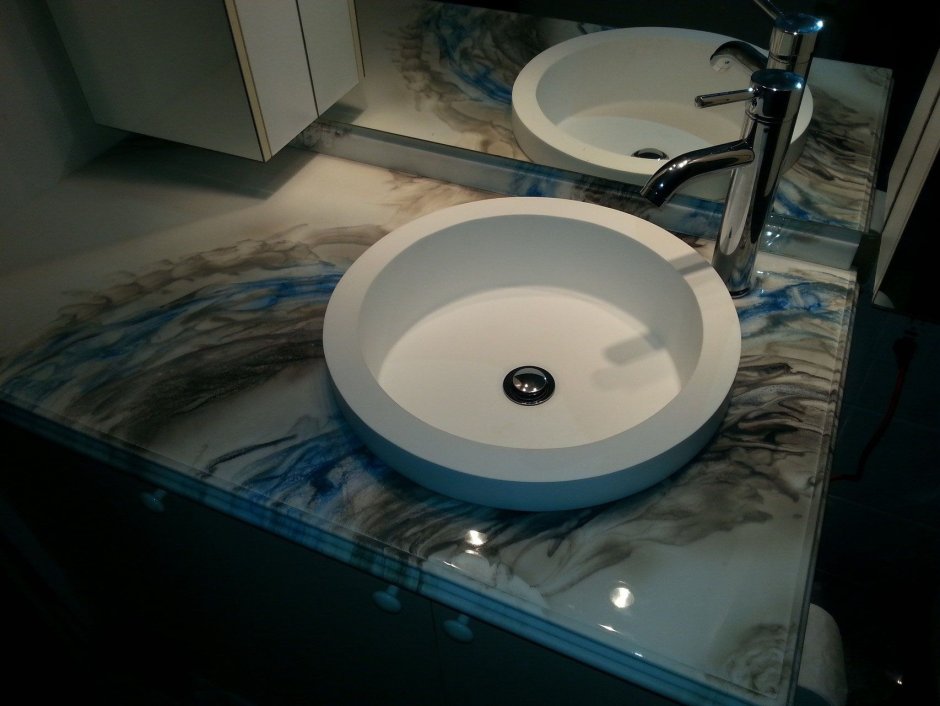 Epoxy Resin под раковину