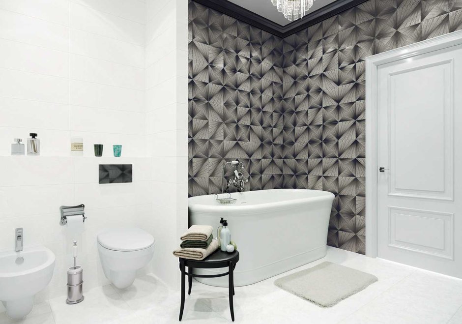 Настенная плитка New trend Delice Black 20x60