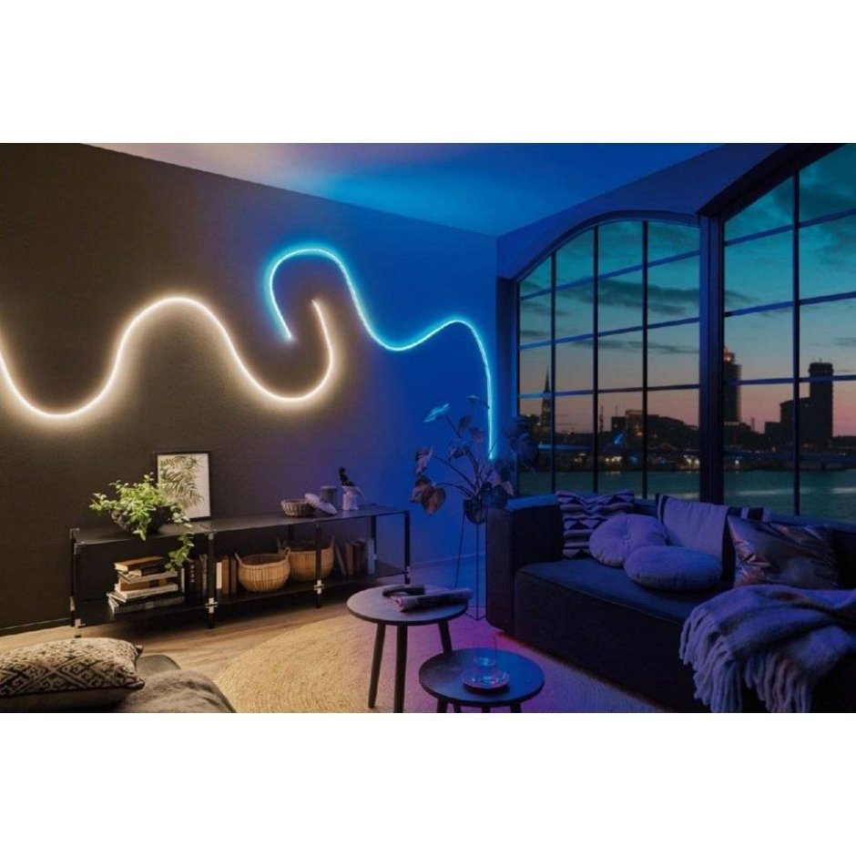 Светодиодная лента неоновая диодная led RGB