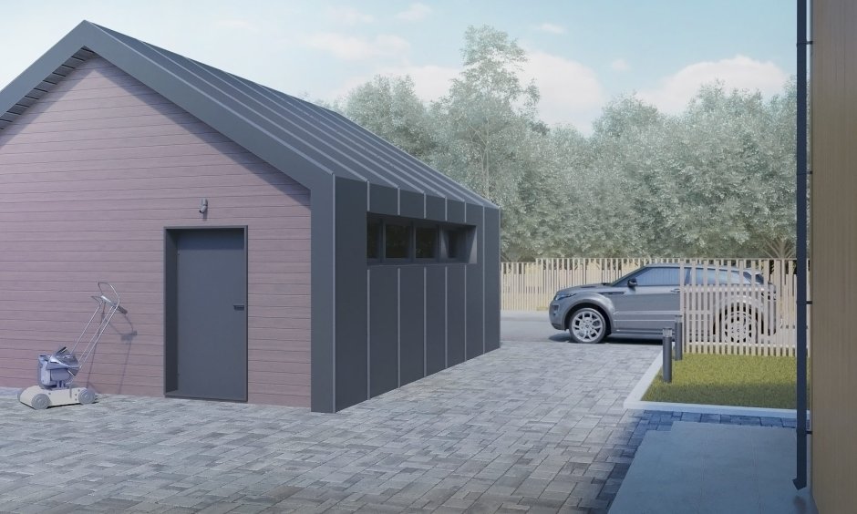 Sketchup гараж
