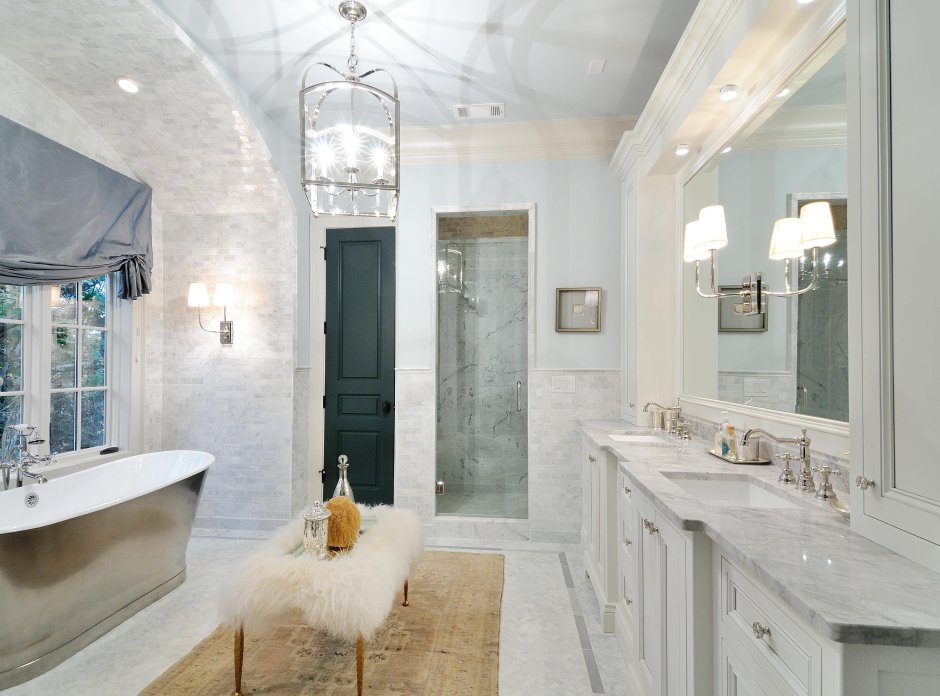 Bianco Carrara мрамор интерьеры