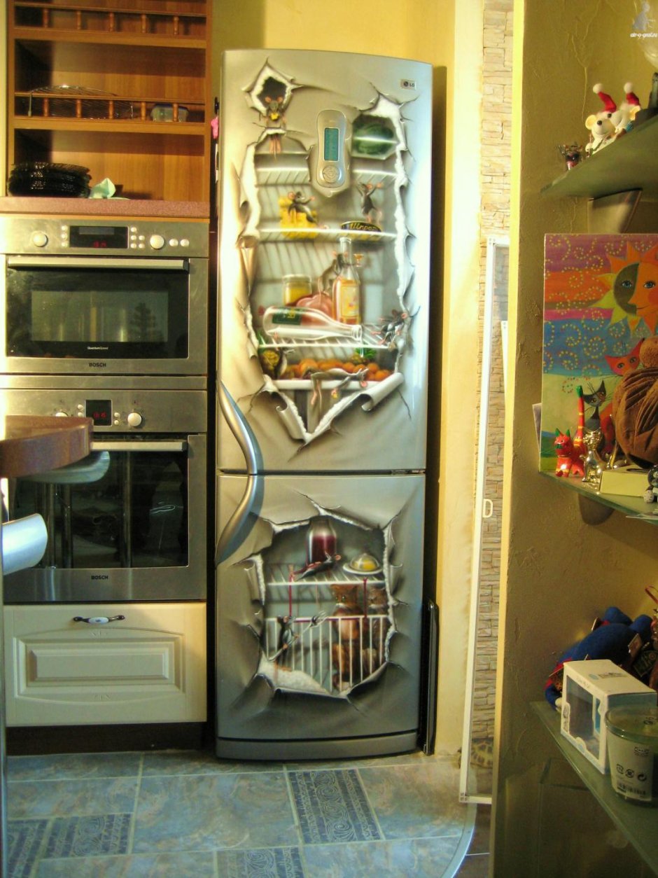 Декор холодильника