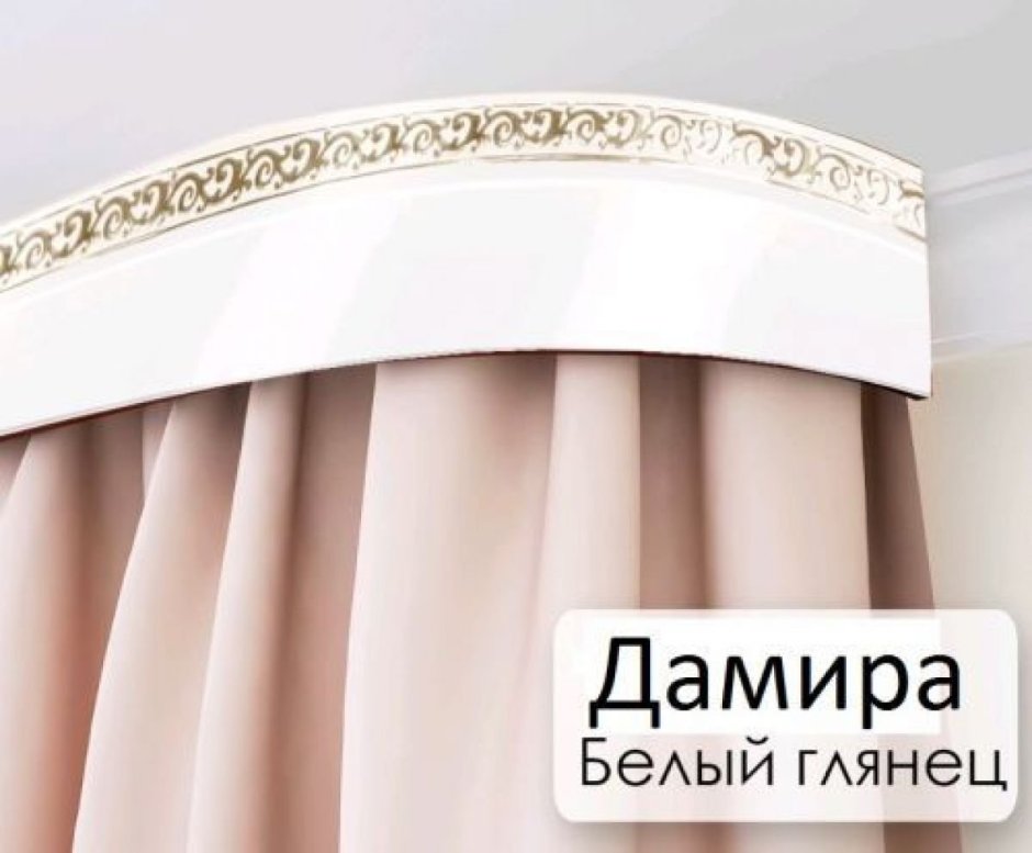Крепление бленды к потолочному карнизу
