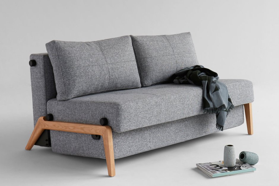 Диван-кровать Innovation Living Cubed с деревянными ножками