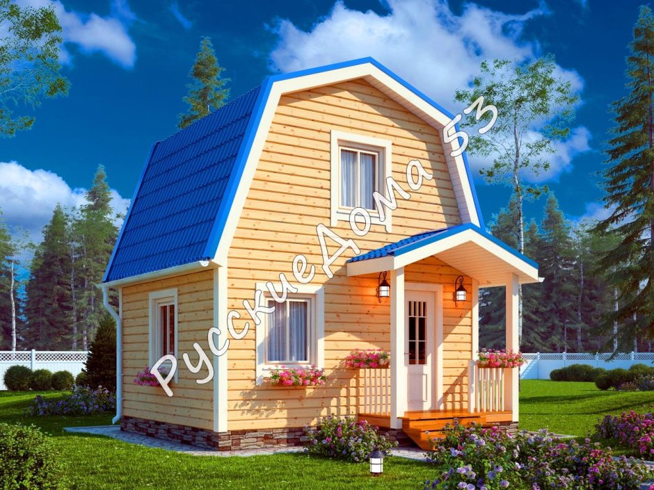 Каркасный дом 5х5