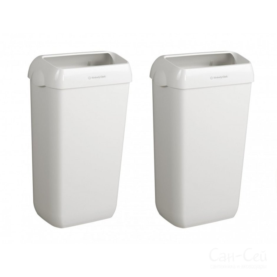 Контейнер для мусора 64л Aquarius Kimberly Clark белая (6993)