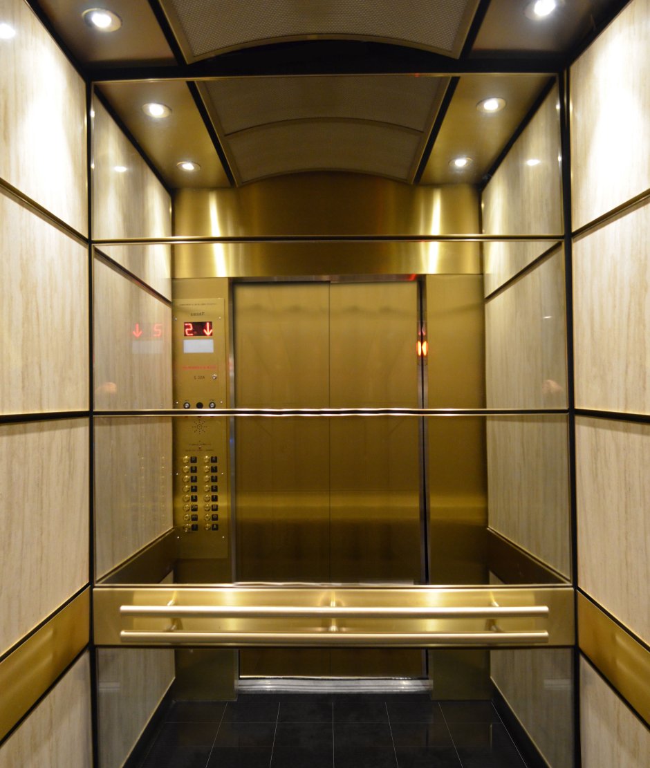 Отделка кабины лифта