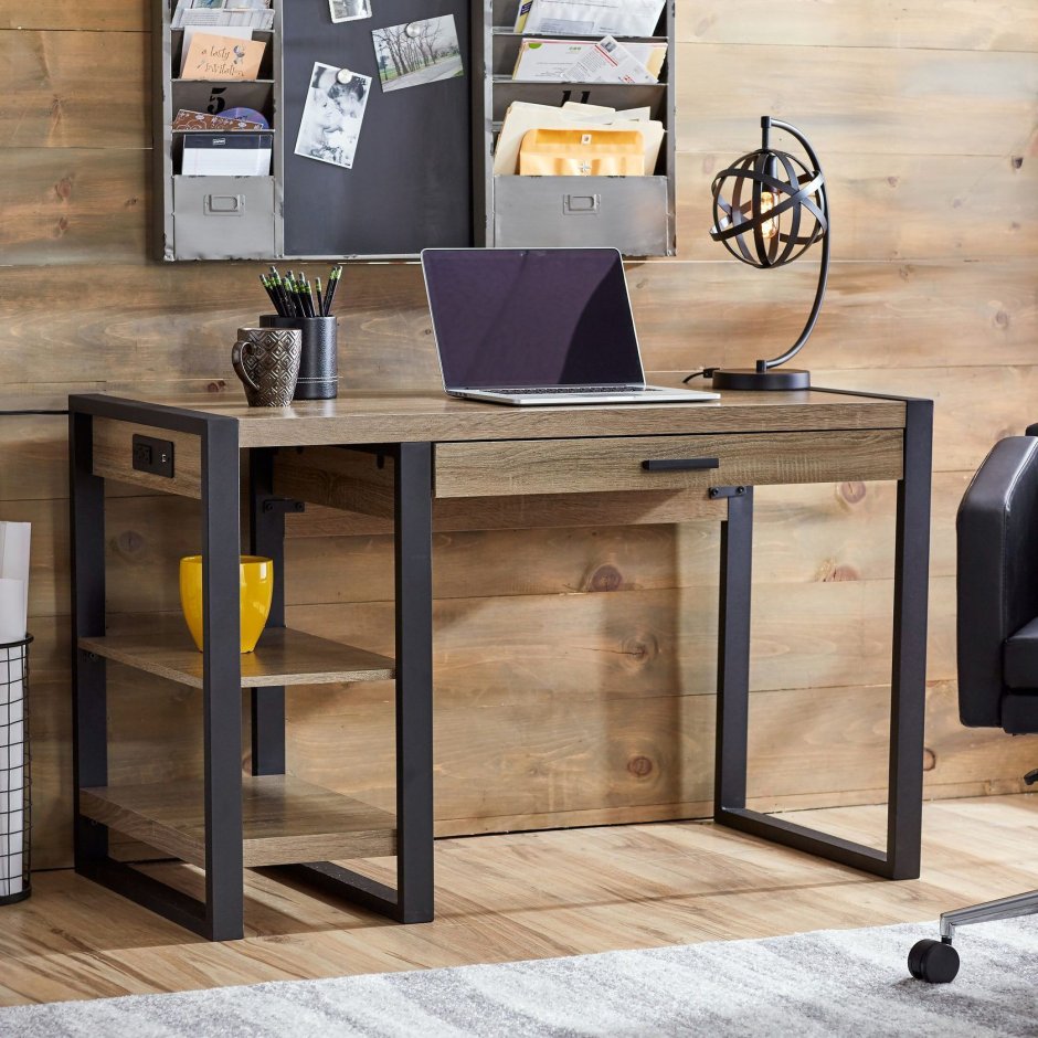 Письменный офисный стол в стиле Loft (Office Table - 106)