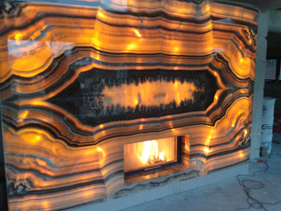 Оникс слэб с подсветкой