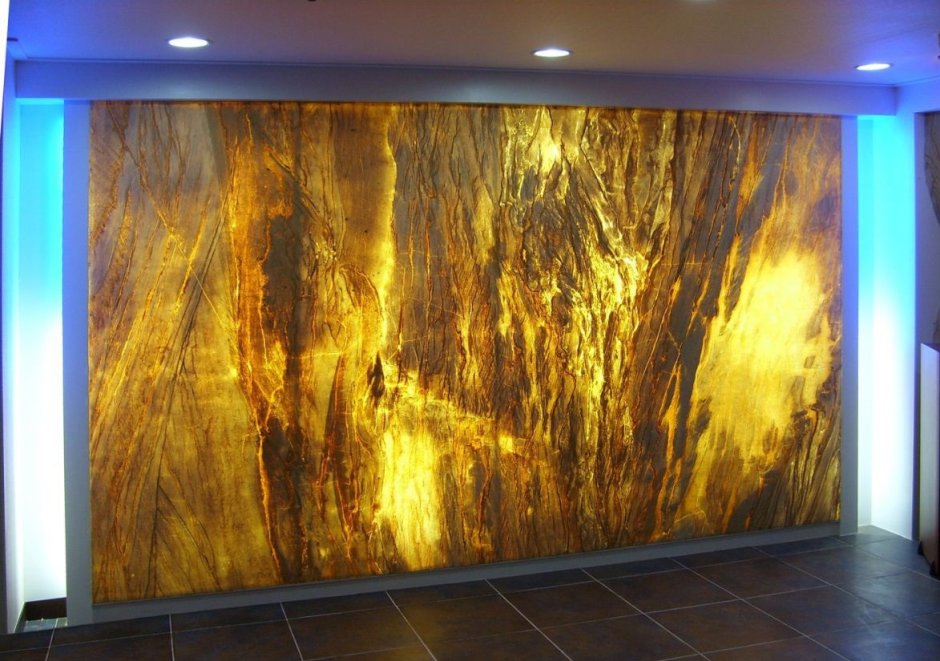 Световые панно из гибкого камня