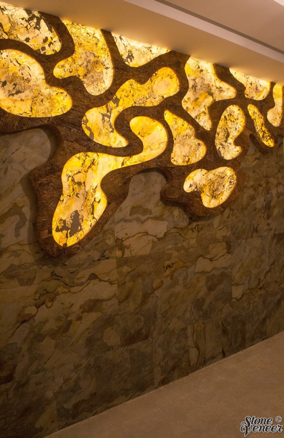 Гибкий каменный шпон Оникс