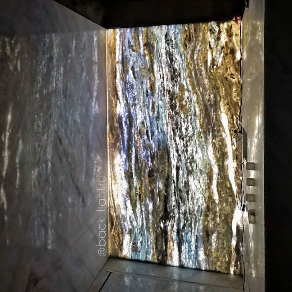 Мрамор с подсветкой