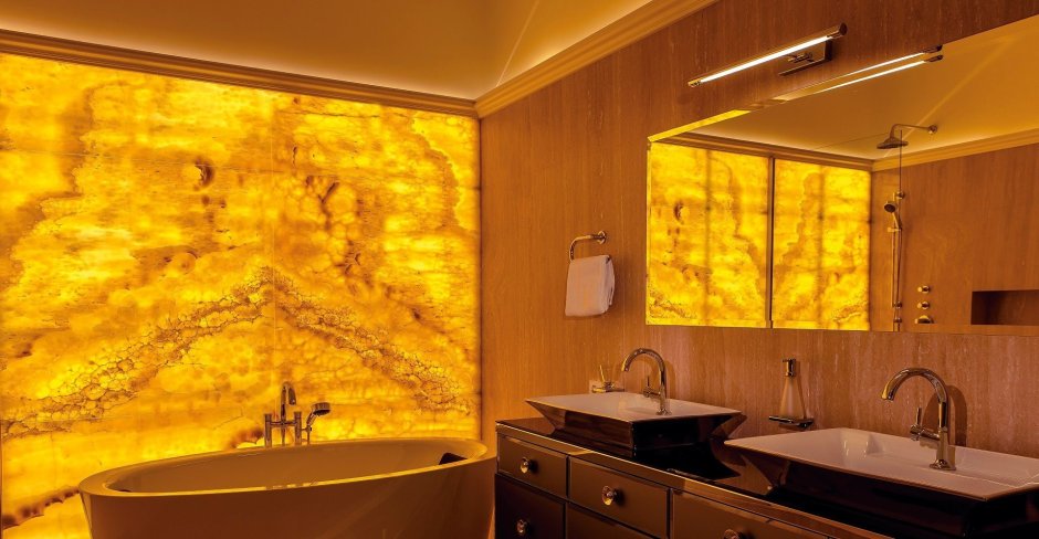 Каменный шпон под Оникс