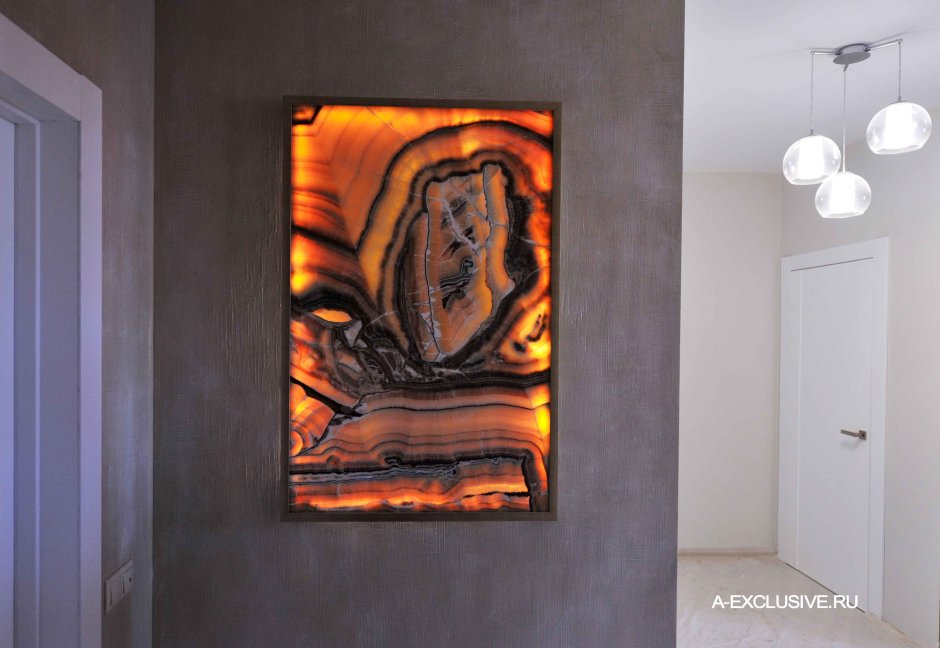 Оникс слэб с подсветкой