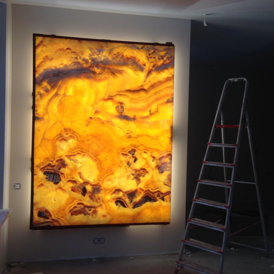 Оникс слэб с подсветкой