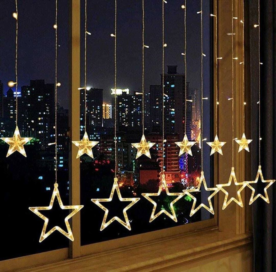 Светодиодная гирлянда звезды Five-Pointed Star
