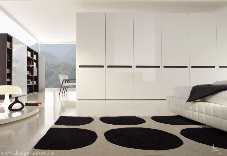 Contemporary High Gloss Sliding Doors Wardrobe