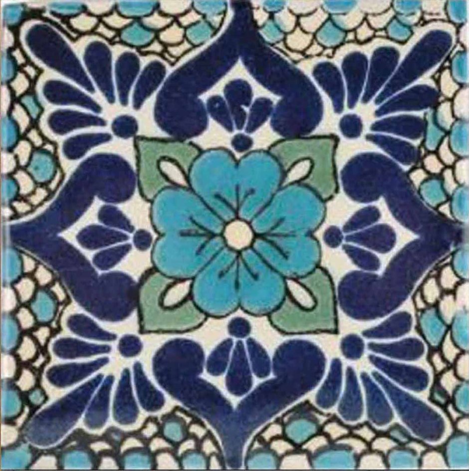 Плитка с мексиканским рисунком