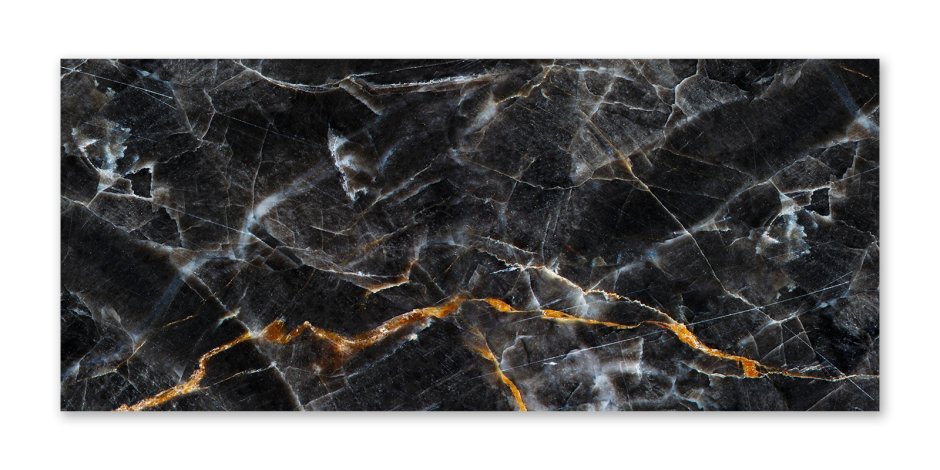 Пленка 5208-1 черный мрамор с золотом