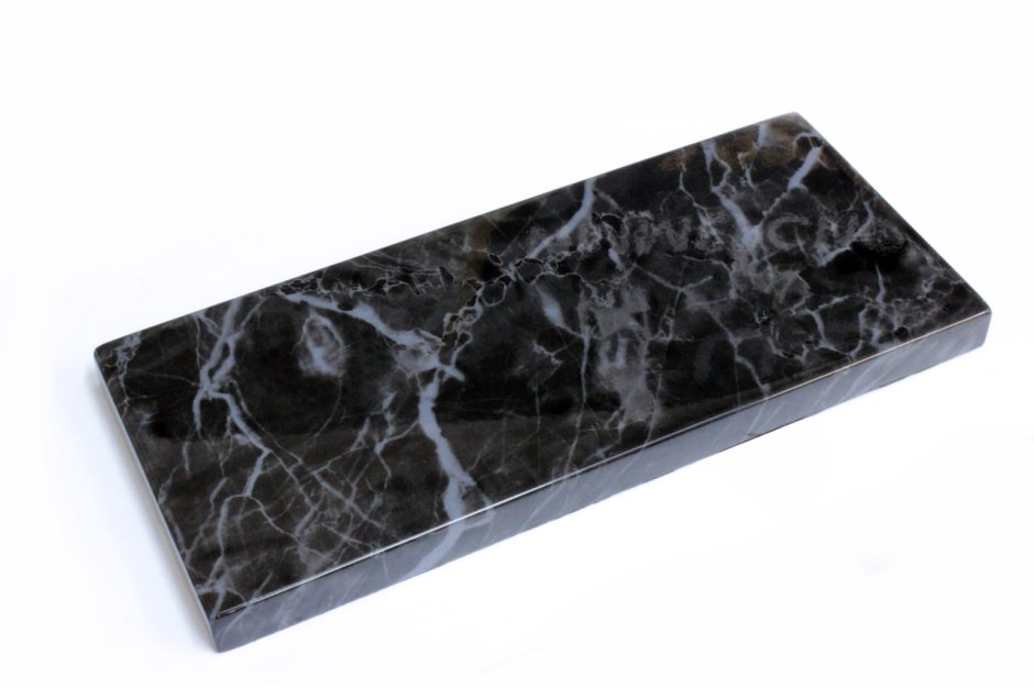 Аквапринт черный мрамор