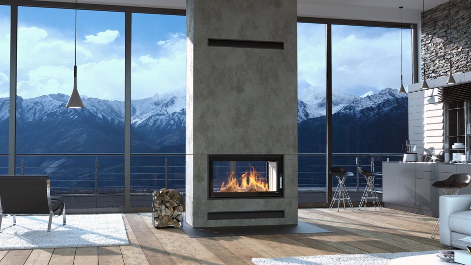 Каминная топка Defro Home Oval
