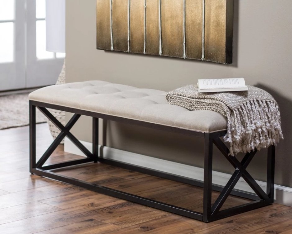 Скамейка Индустриальная bench4home пуф прихожая лофт