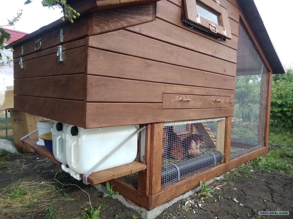 Автономный курятник „Люкс класса“Automatic Chicken Coop.Hühnermobil