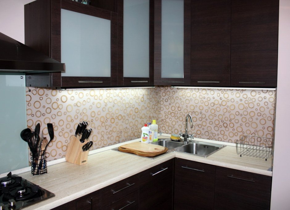 Пластиковые панели для кухни фартук