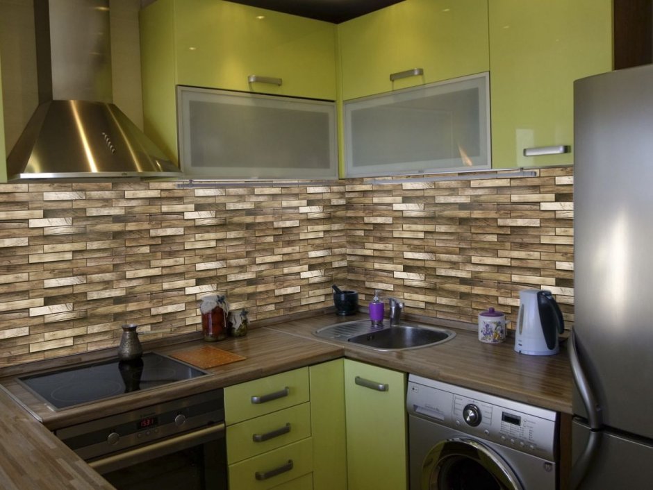 Панель ПВХ дерево орех 980*480 мм