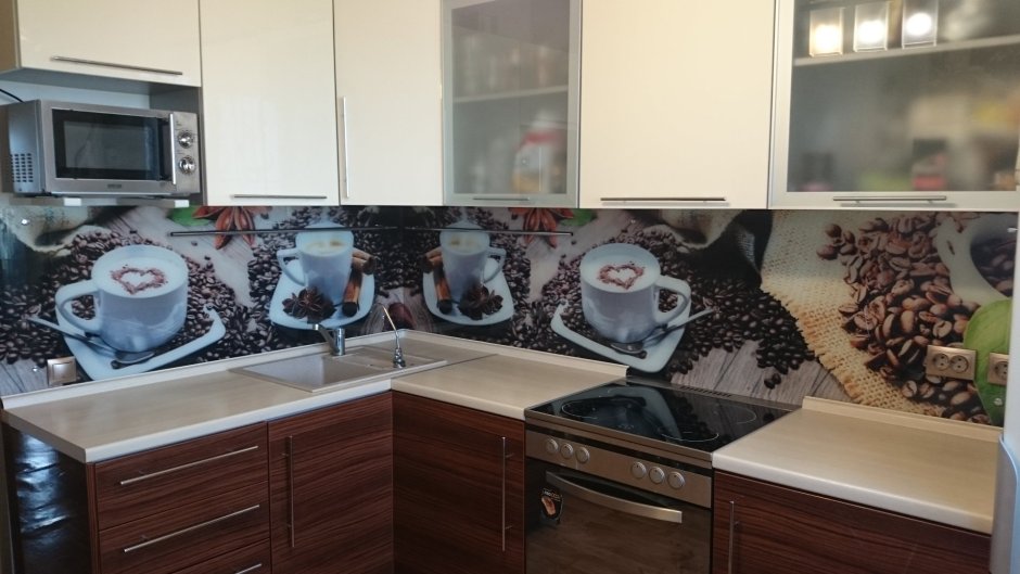 Кухонный фартук кофе