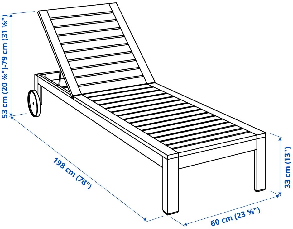 Шезлонг ikea ЭПЛАРО 903.763.48