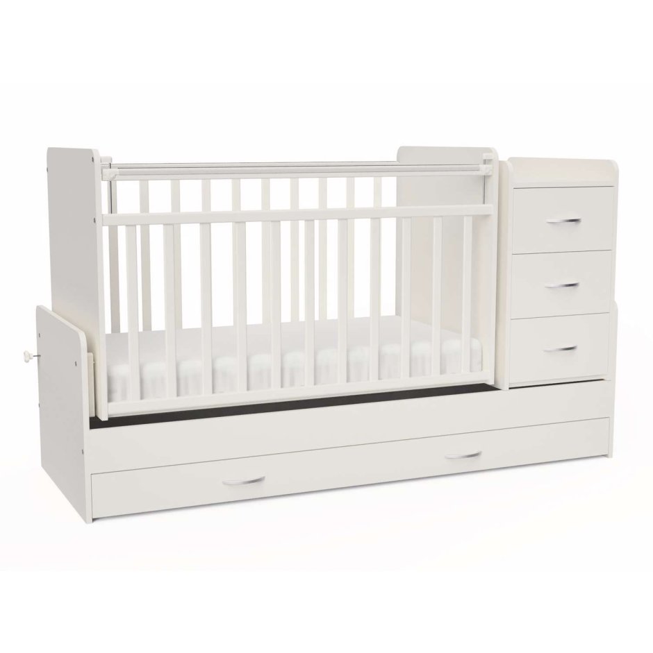 Pollini Kids simple 1100 кровать трансформер белый