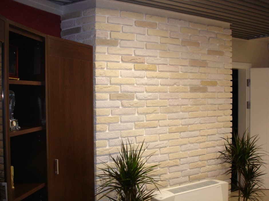 3d cамоклеющиеся панели "кирпич Оникс" (Brick Beige-White)