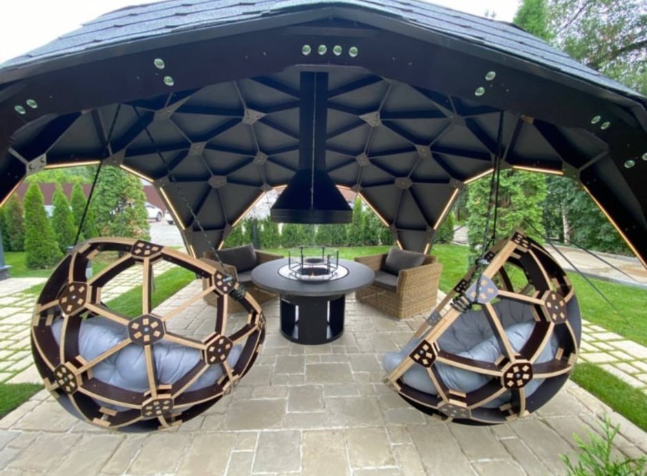 Уникальная купольная беседка Skyspot.