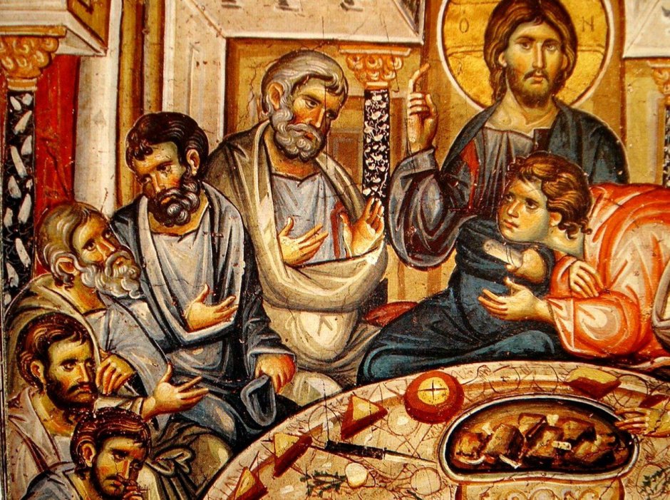 Тайная вечеря Ватопед, Афон,