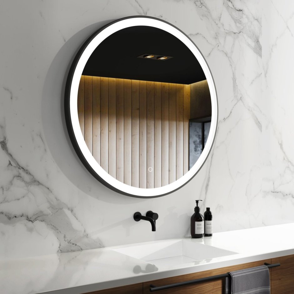 Round Mirror Bathroom