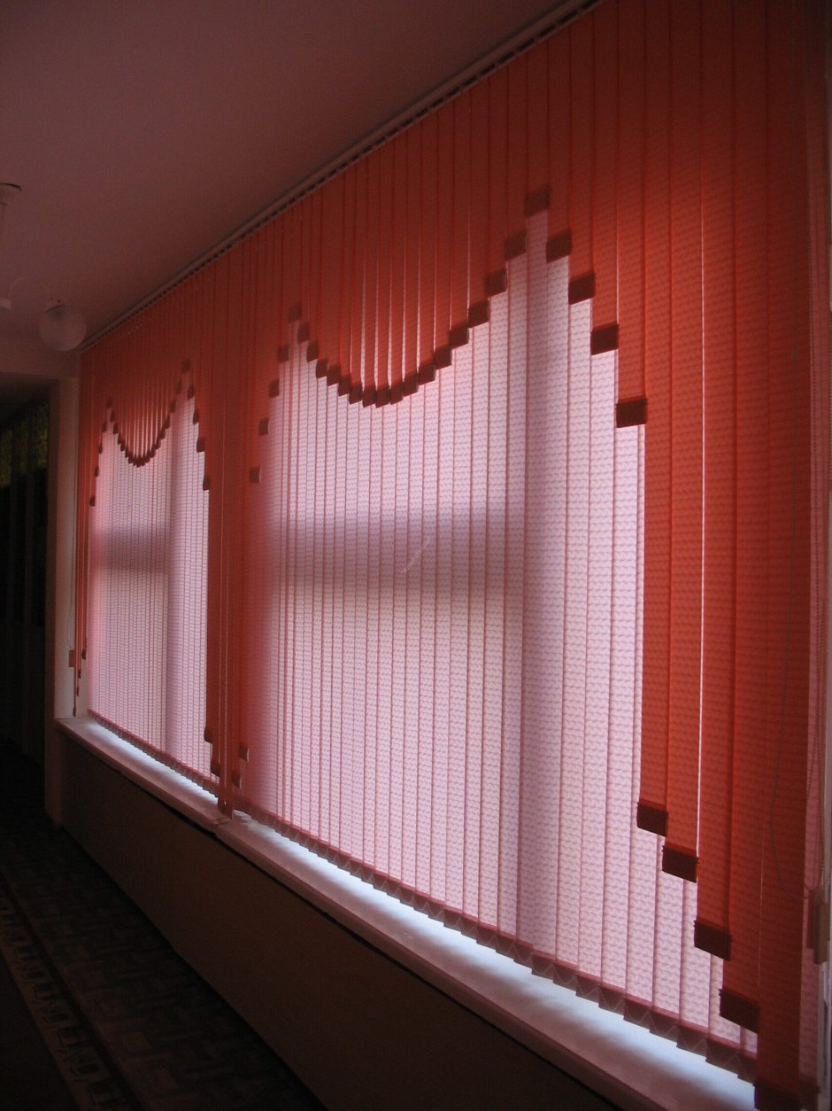 Вертикальные жалюзи тканевые на балкон