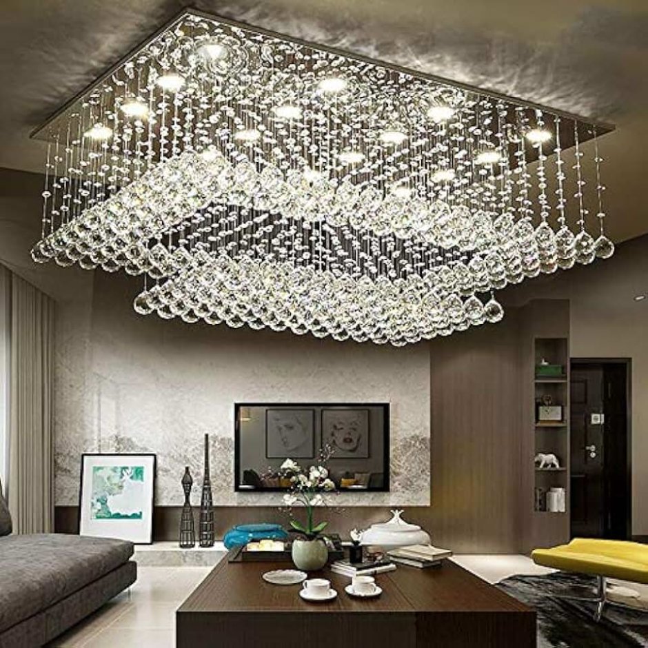 Contemporary Crystal led Chandelier