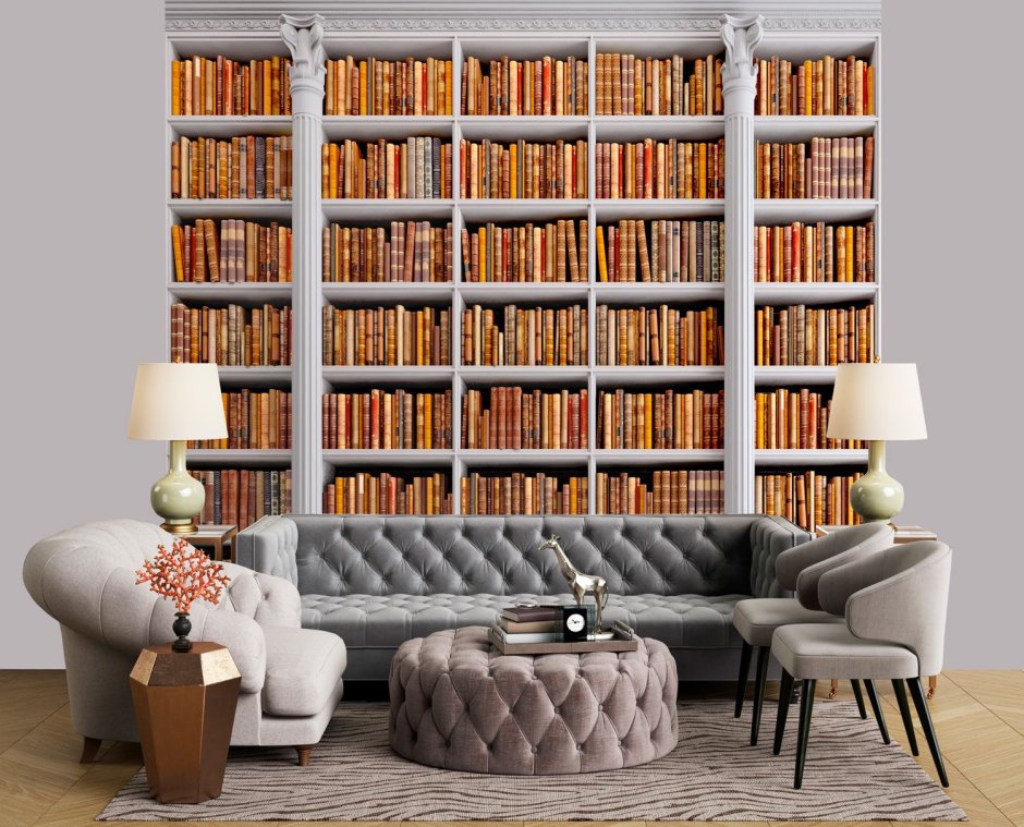 Крутящийся книжный стеллаж