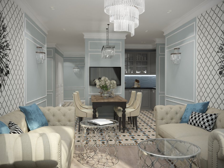 Евродвушка в стиле Неоклассика