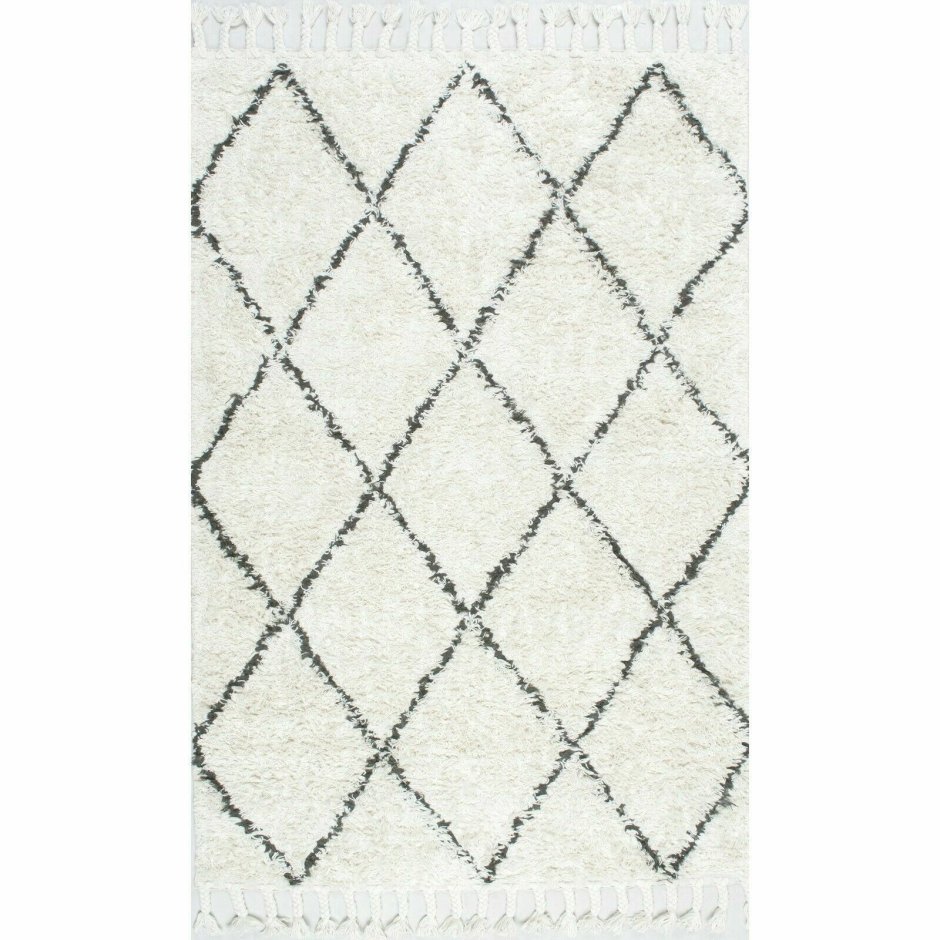 Ковёр Casey natural White & Black hand Loomed Pure Wool Rug.