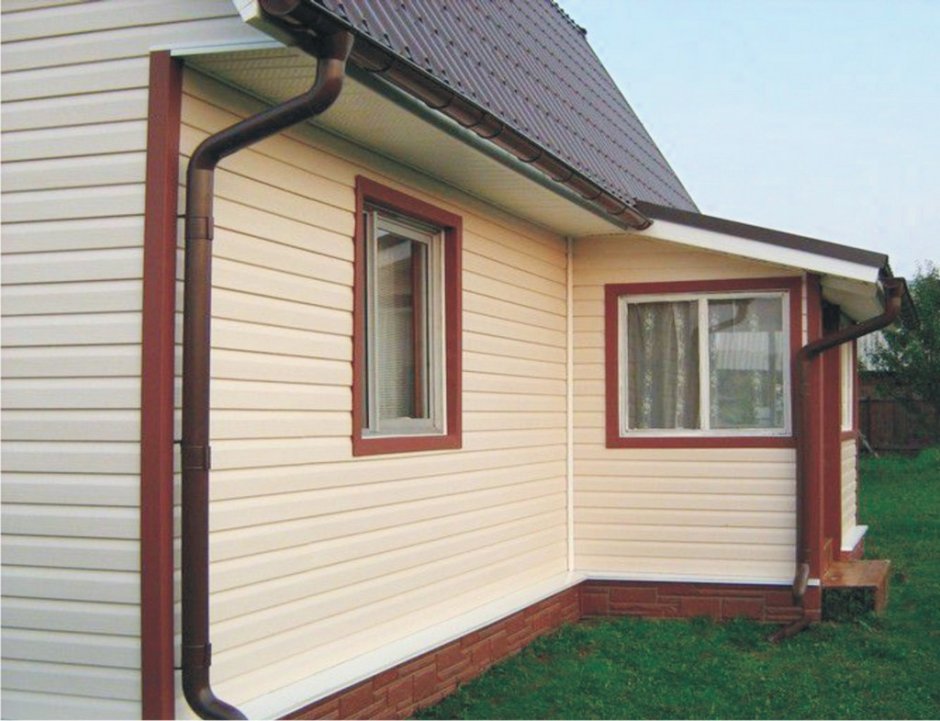 Корабельная доска сайдинг слоновая кость RAL 1015