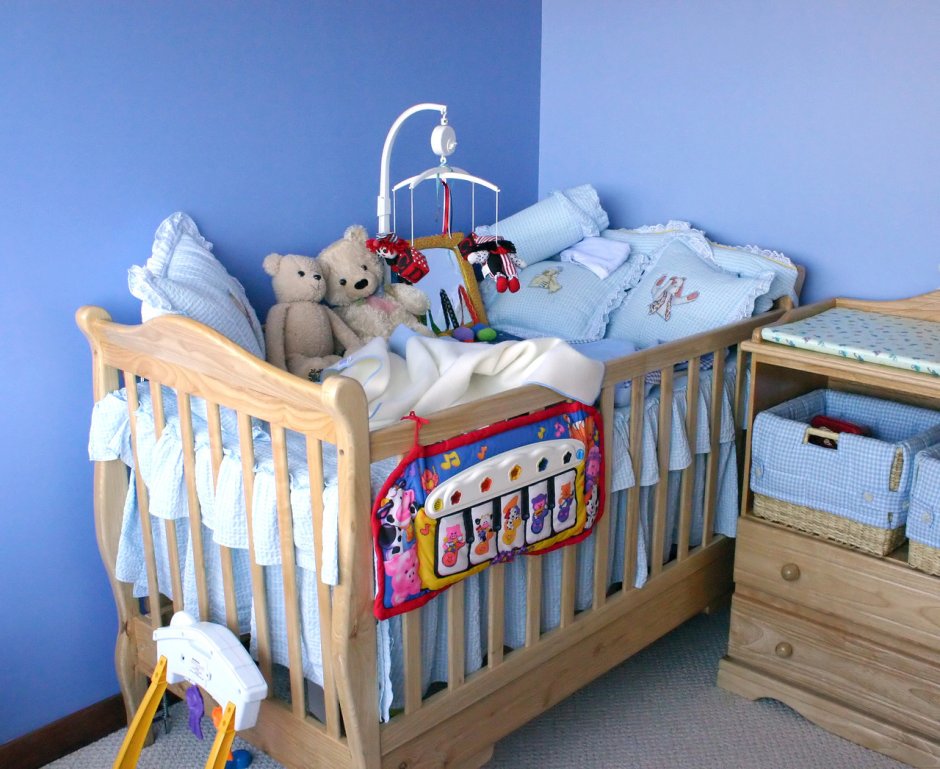 Кроватка для новорожденного мальчика