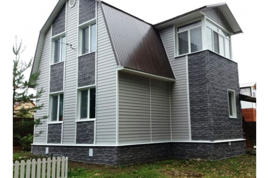 Фасадная панель Docke Stein антрацит