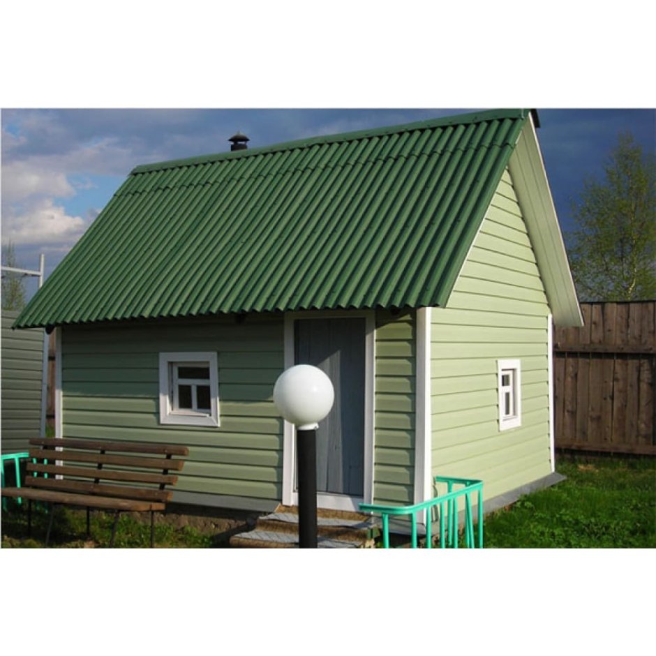 Баня обшитая сайдингом