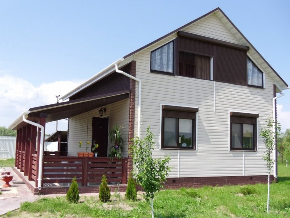 Коттедж обшитый сайдингом