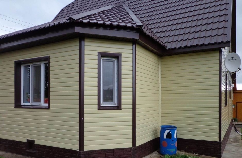 Отделка дома сайдингом