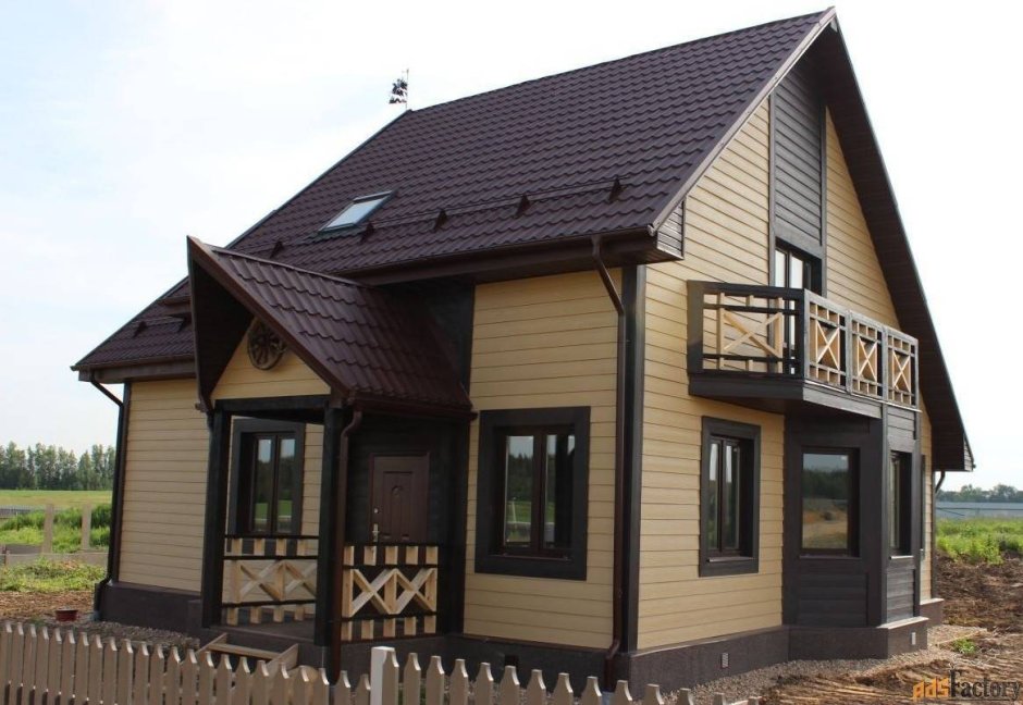 Отделка дома сайдингом