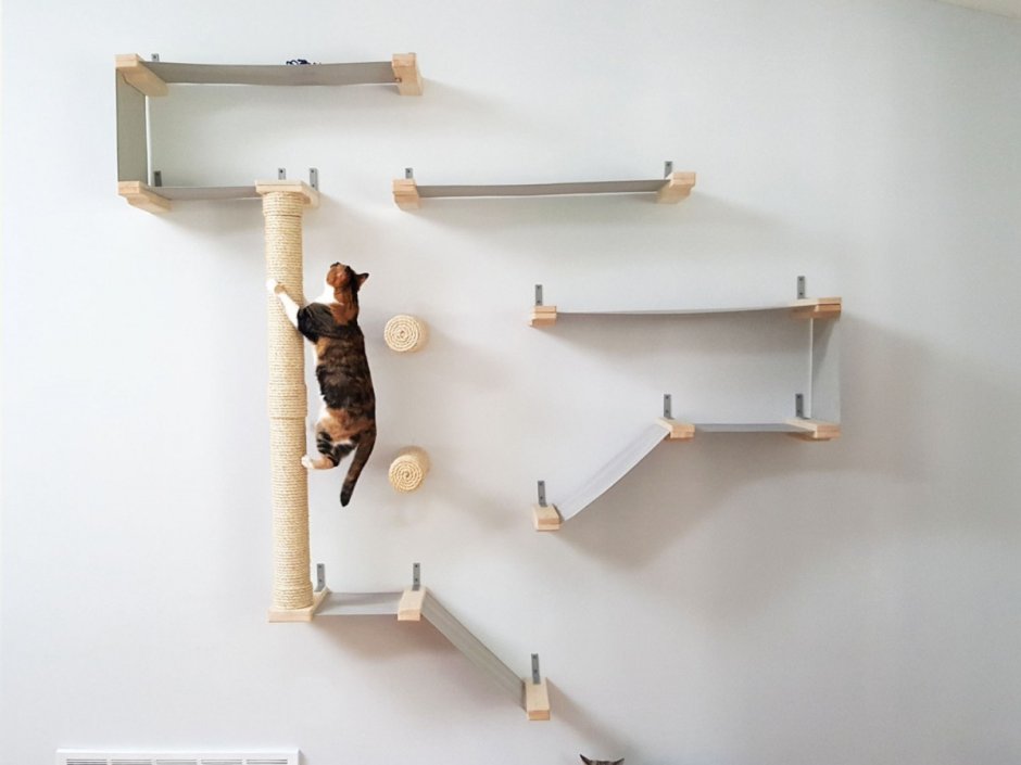 Полки для лазанья кошкам